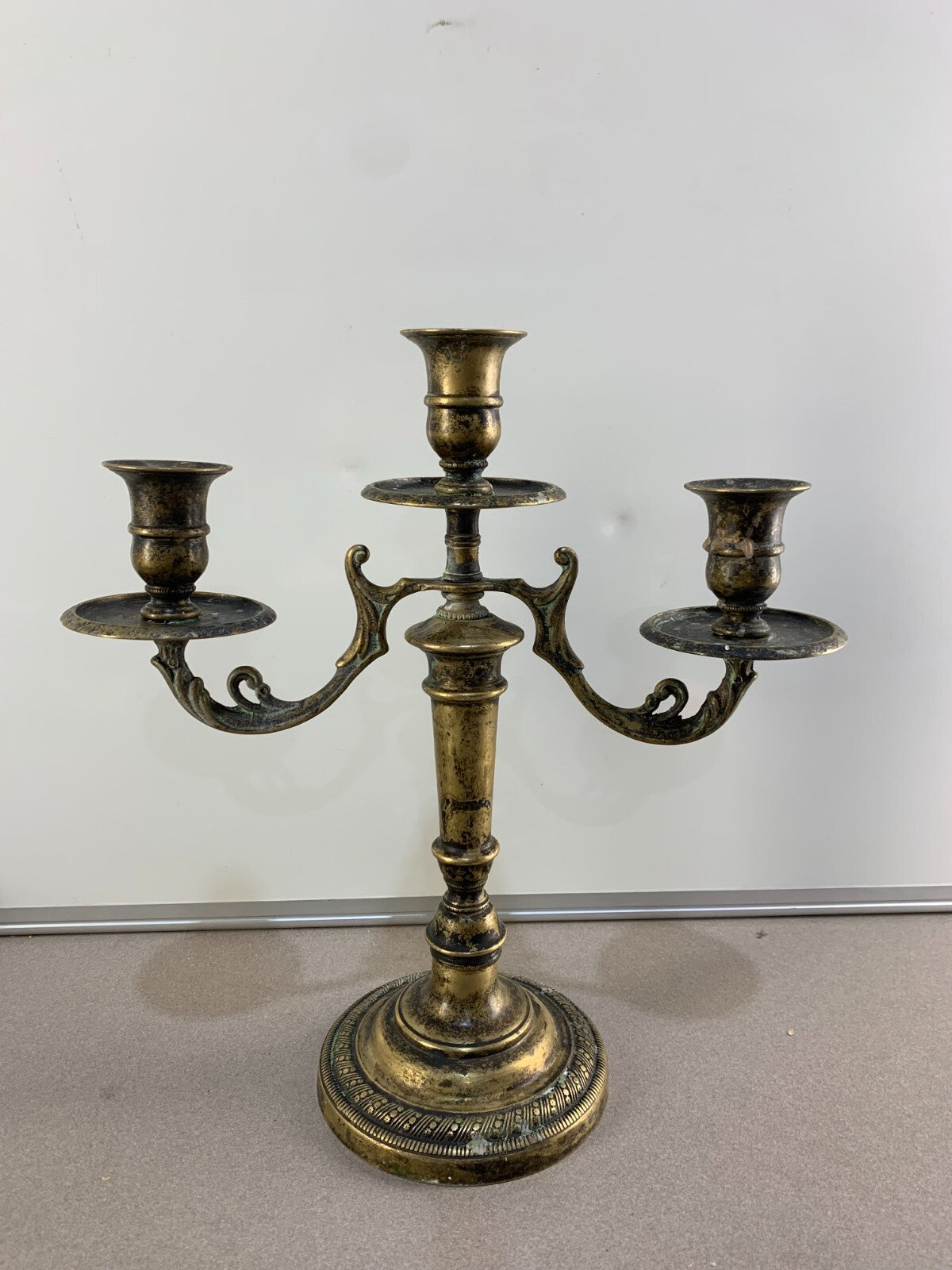 Vintage 3 arm candelabra candle holders