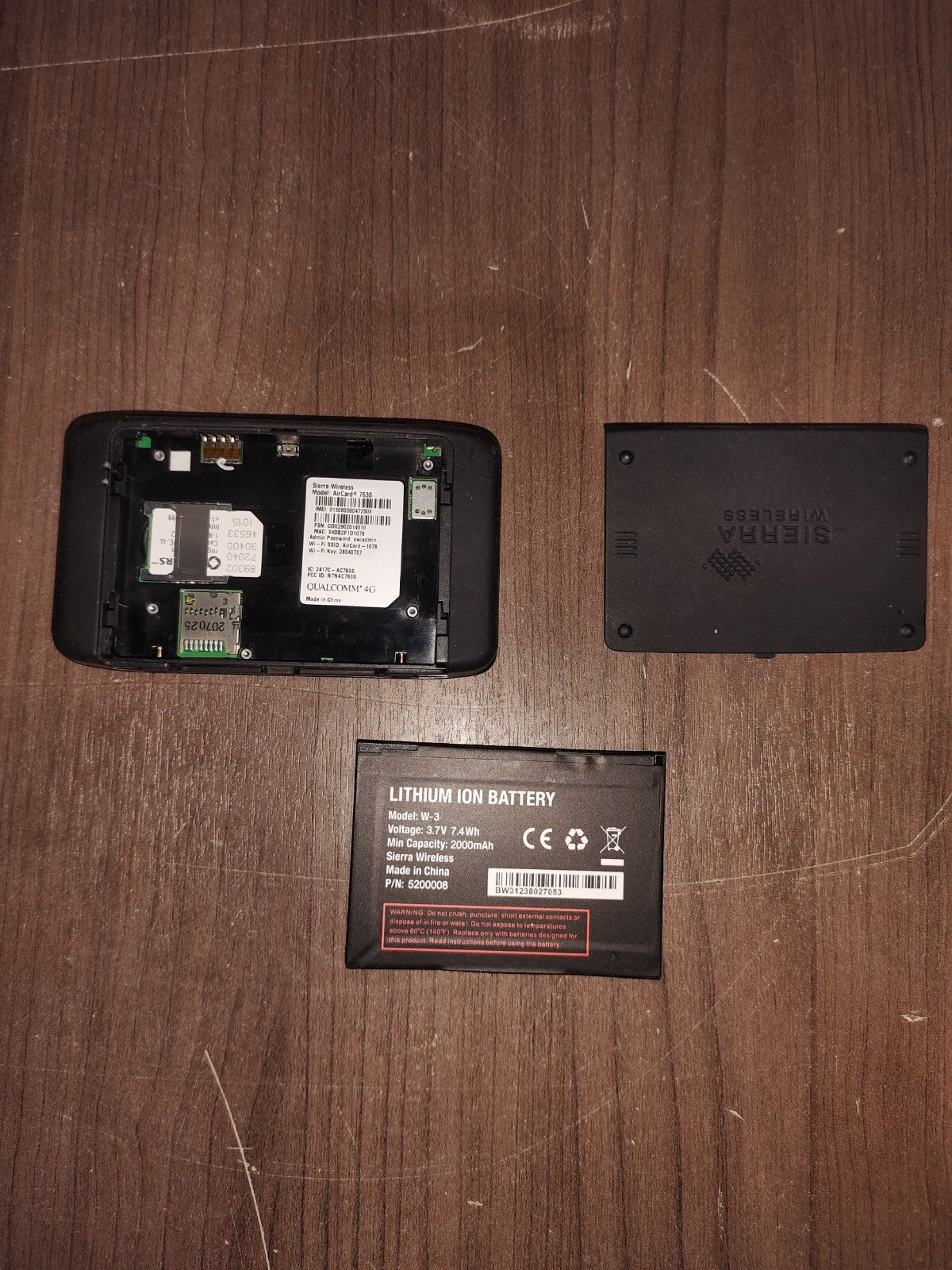 SIERRA WIRELESS AIRCARD 763S 4G LTE HSPA+ UNLOCKED MOBILE HOTSPOT WIFI MODEM