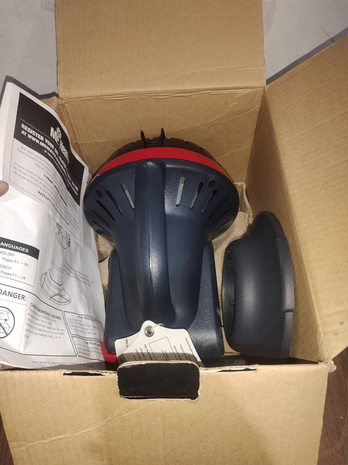 Mr. Heater MH4B Little Buddy 3800-BTU Indoor Safe Propane Heater