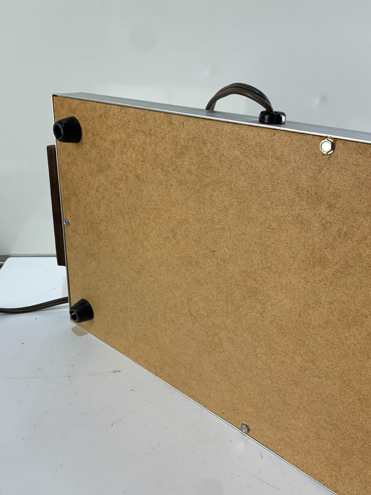 1973 Mid Century Electric Food Warmer Tray With Farm Design Teak Handles