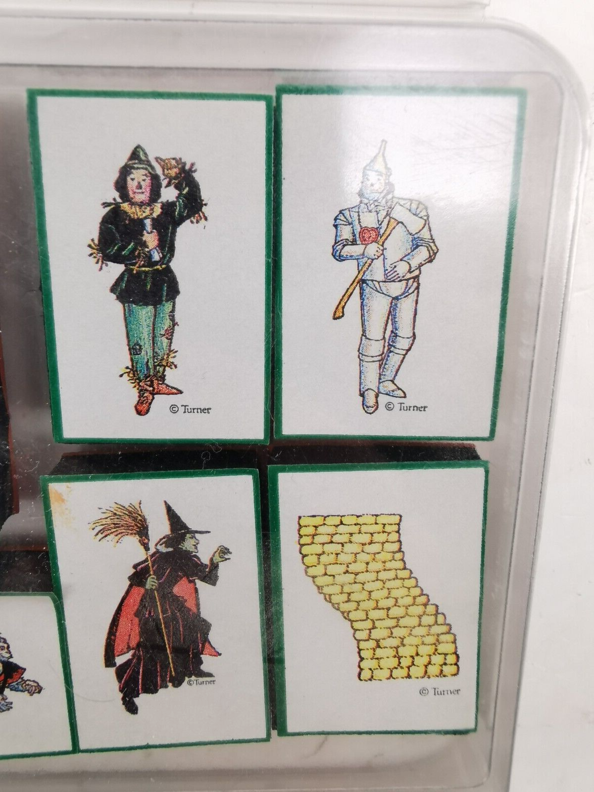 Rare Vintage Wizard of Oz All Night Media Complete Rubber stamp set