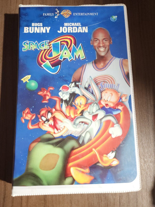 Space Jam VHS 1997 Clam Shell - Classic Family Film on Vintage Tape