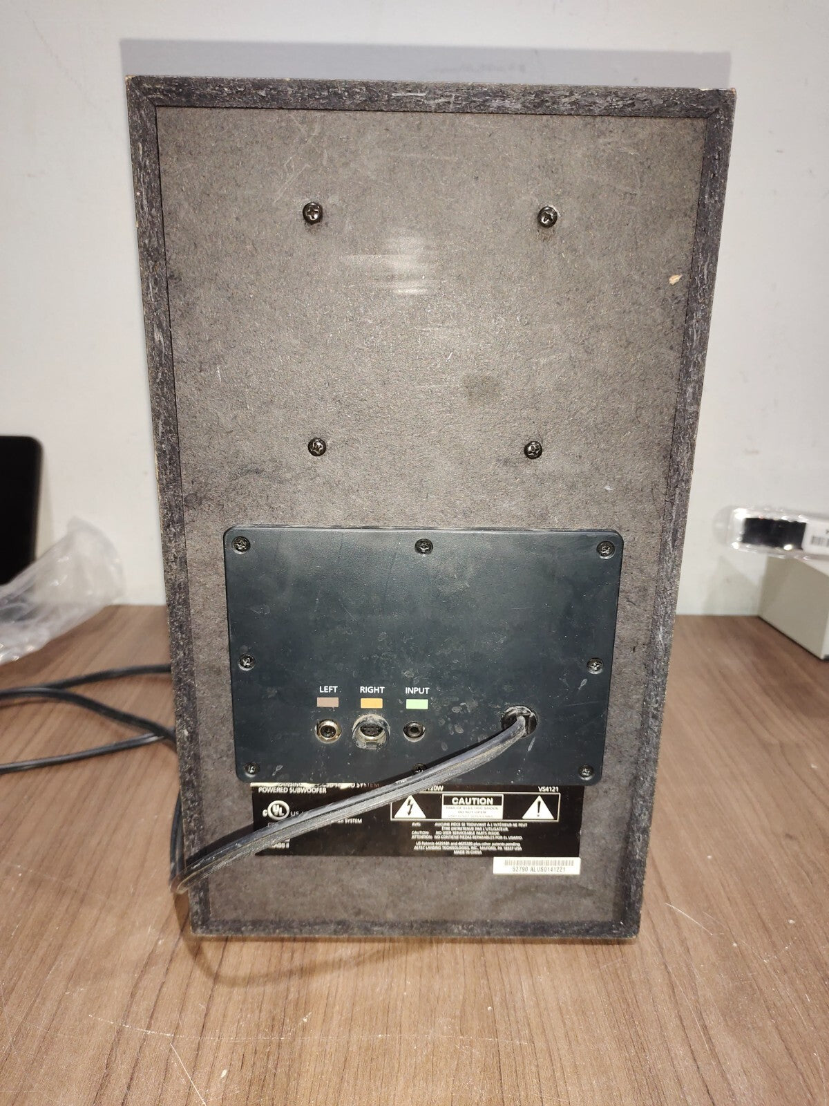 Altec Lansing VS4121 Computer Speaker 2.1 Replacement Subwoofer Only