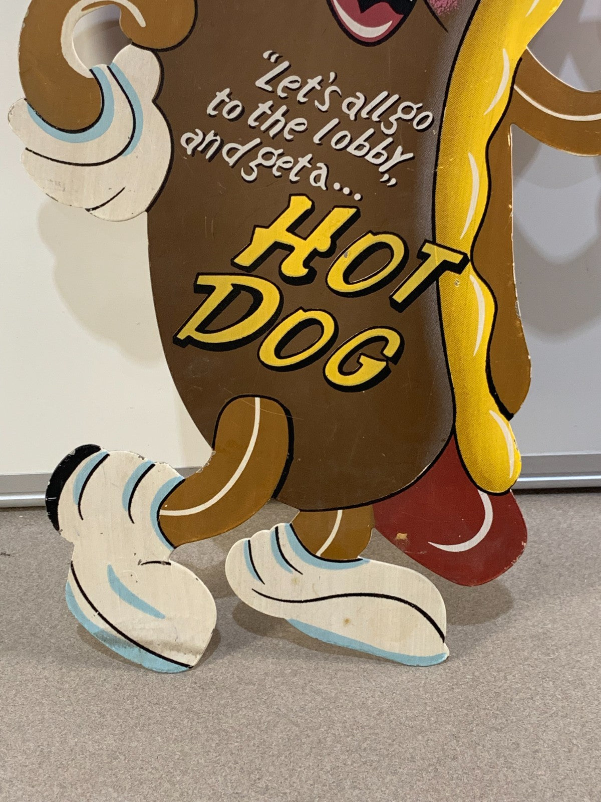 "Let's All Go To The Lobby and Get a...Hot Dog" Tin Sign