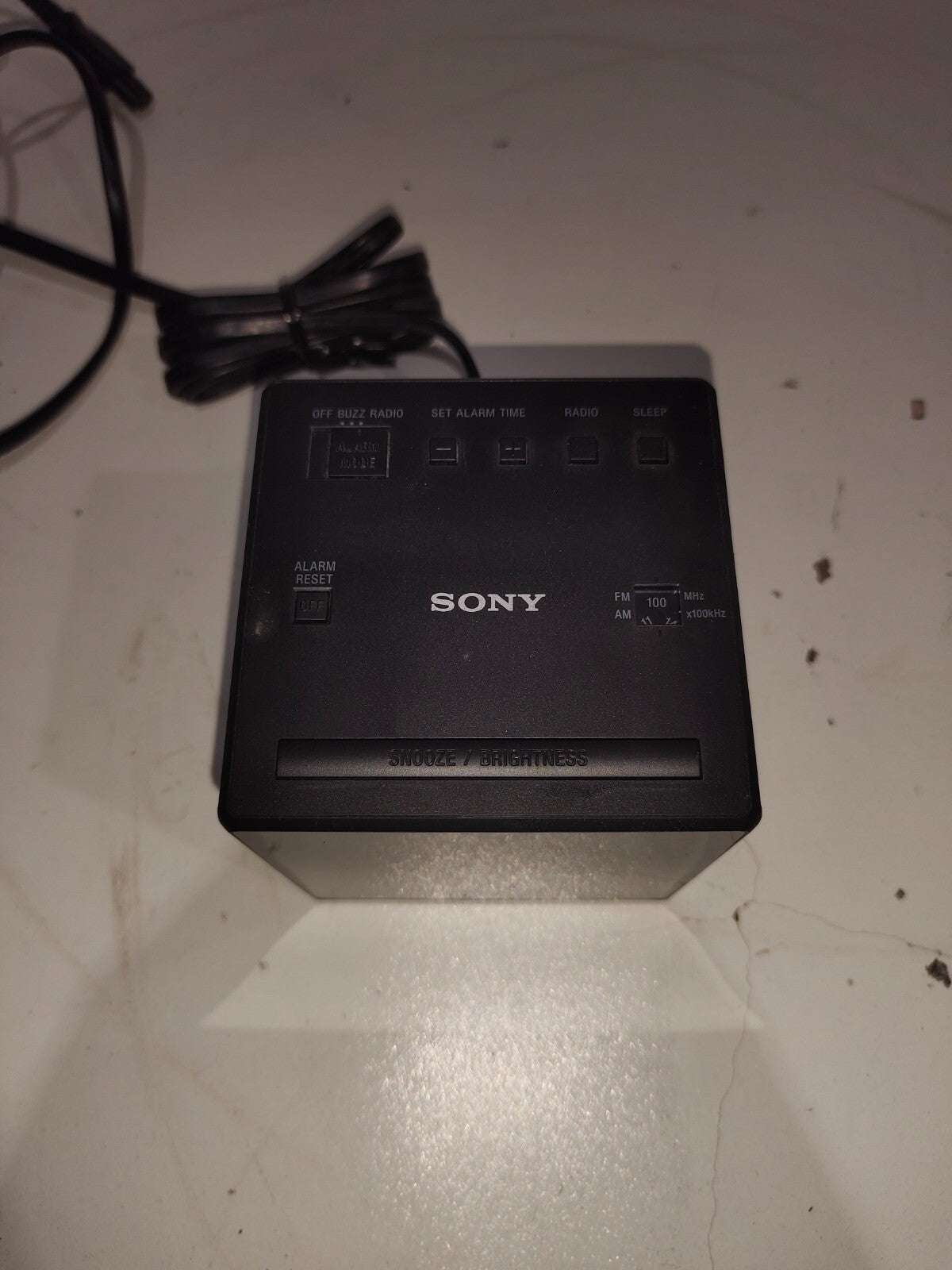 Sony ICF-C1: AM/FM Alarm Clock Radio, Black