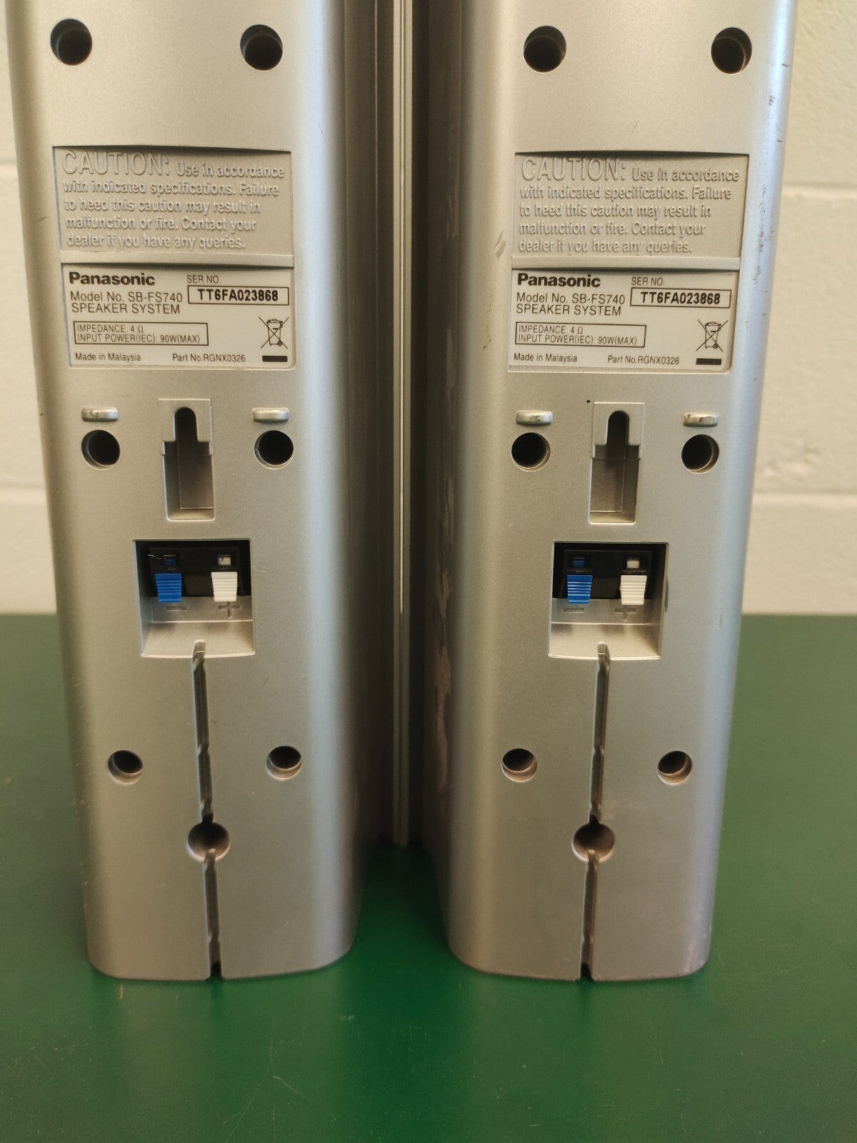 Panasonic SB-FS740 speakers