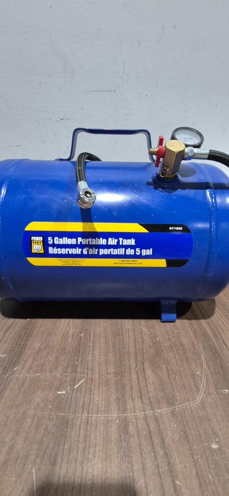 Power Fist 5 Gallon Portable Air Tank