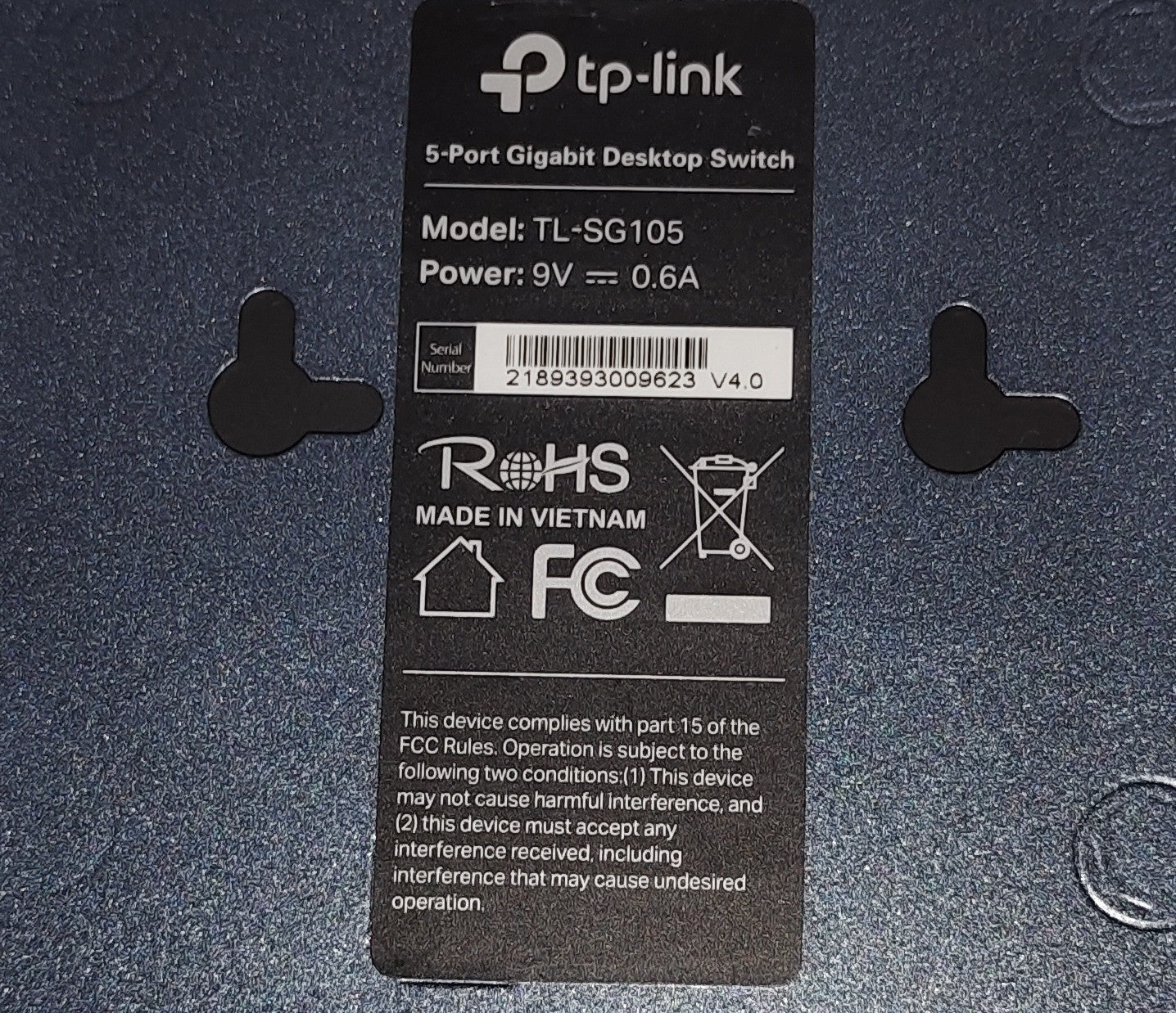TP-Link - Model - TL-SG105S-M2 5-Port Multi-Gigabit 2.5G Ethernet Network Switch
