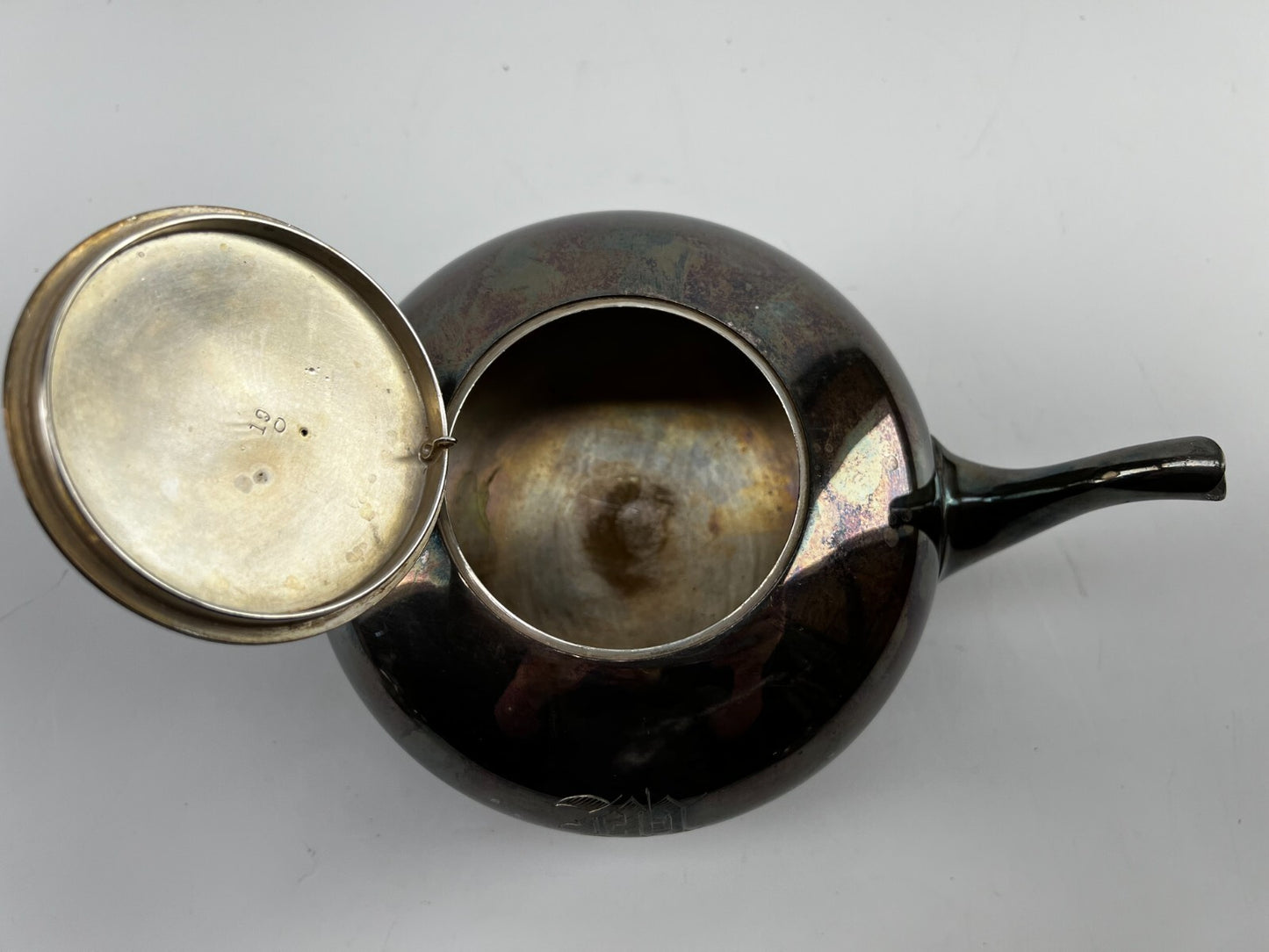 Vintage Wm A Rogers Silver Plate Tea Pot Set - 3pcs