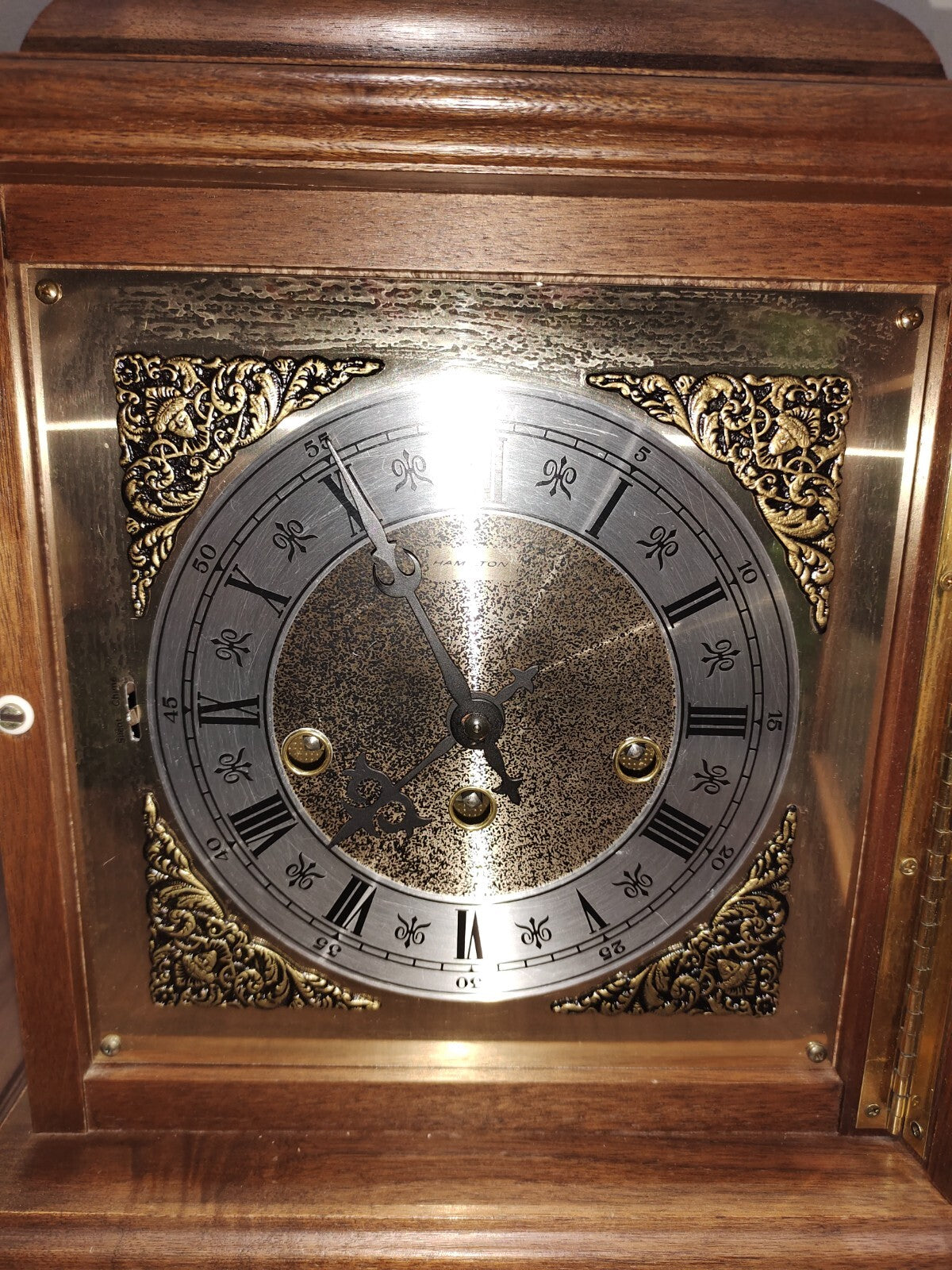 HAMILTON #340-020 MANTLE CLOCK - WEST GERMANY