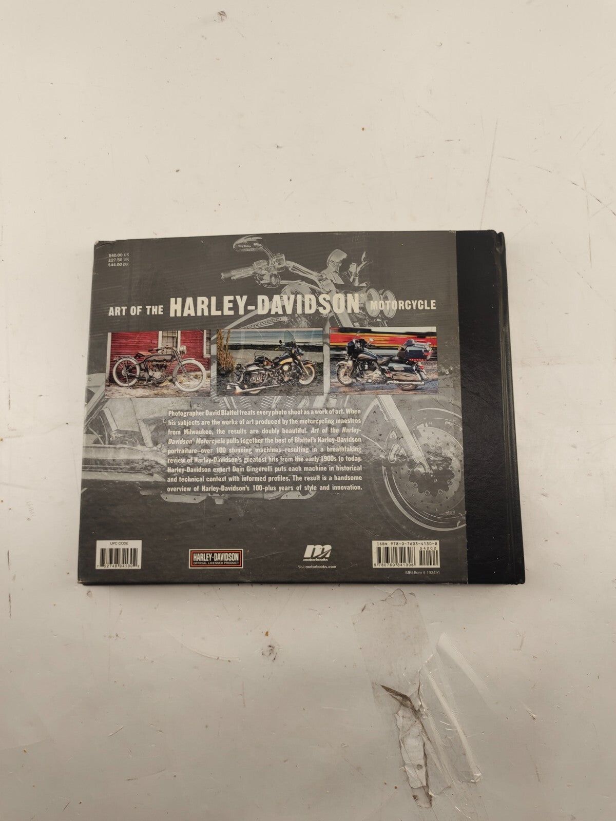 Art of the Harley-Davidson Motorcycle - Dain Gingerelli Book