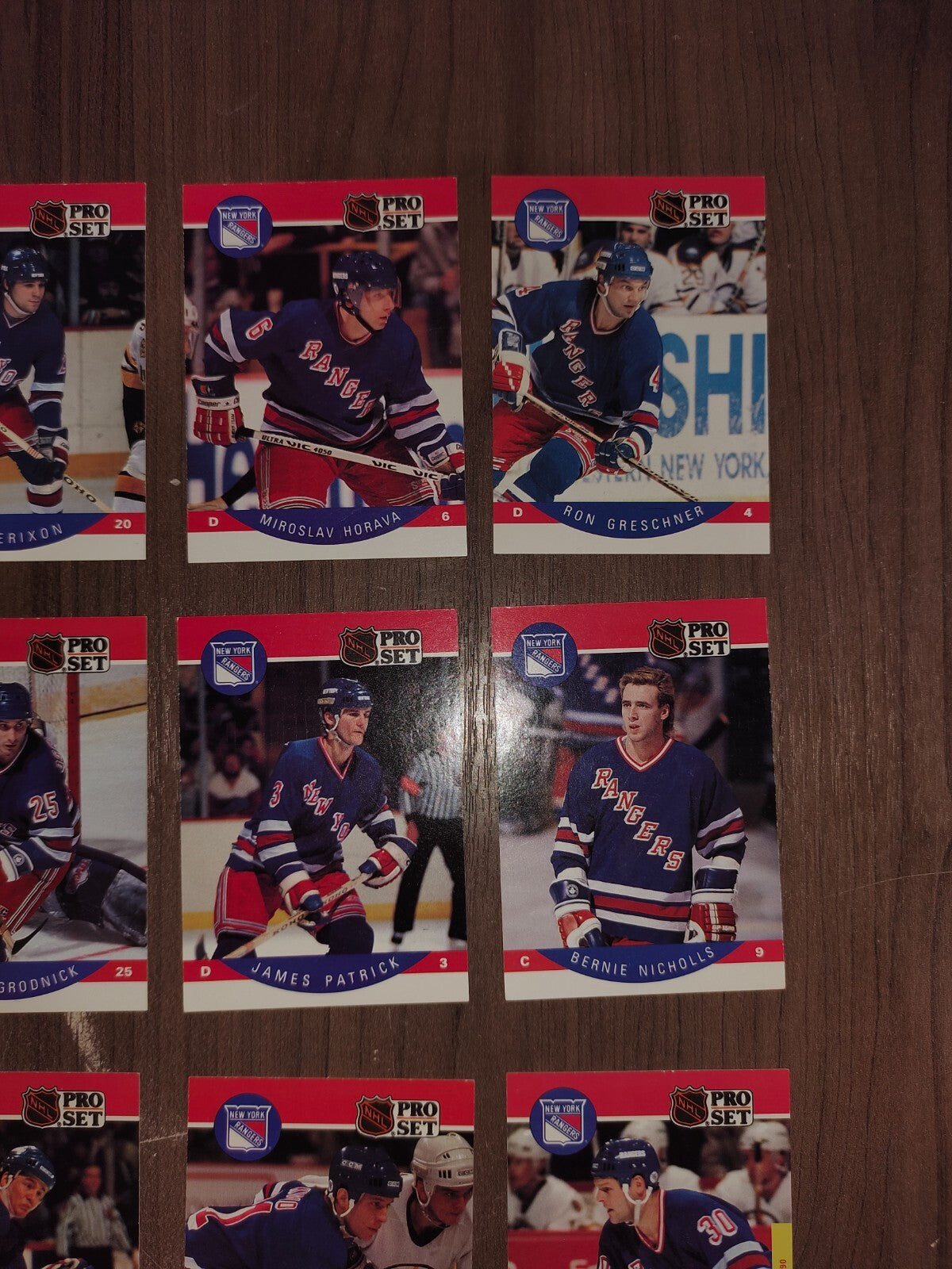 Rare Collectible NHL - New York Rangers Cards PRO-SET - Set of 16 Cards