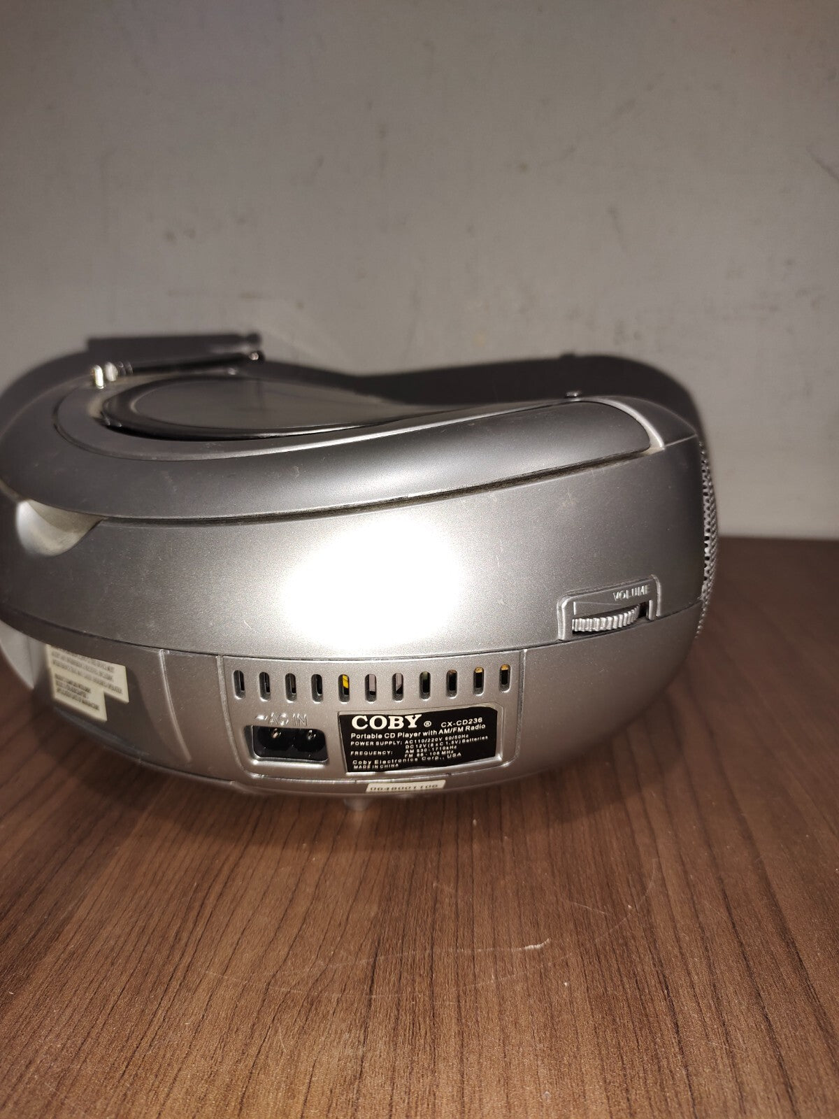 Coby CX-CD236 Compact Disc Digital Audio Portable CD Player + AM/FM Radio