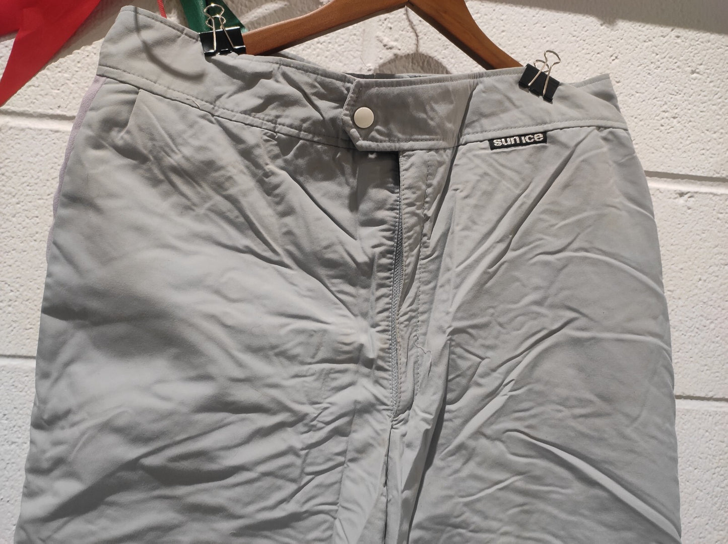 Vitnage 1988 Calgary Winter Olympics Sunice Ski Pants - Grey - Size 36