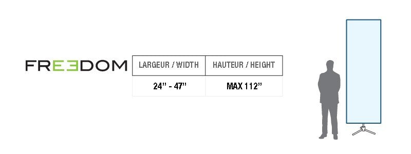 FREEDOM BANNER STAND: THE BEST TELESCOPIC BANNER STAND ON THE MARKET