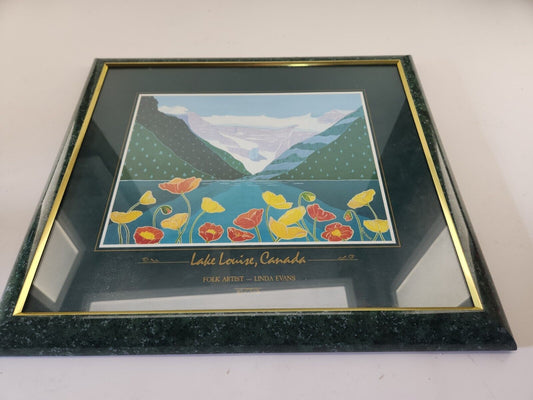 Lake Louise Painting by Linda Evans - Capturing Nature's Tranquil Beauty