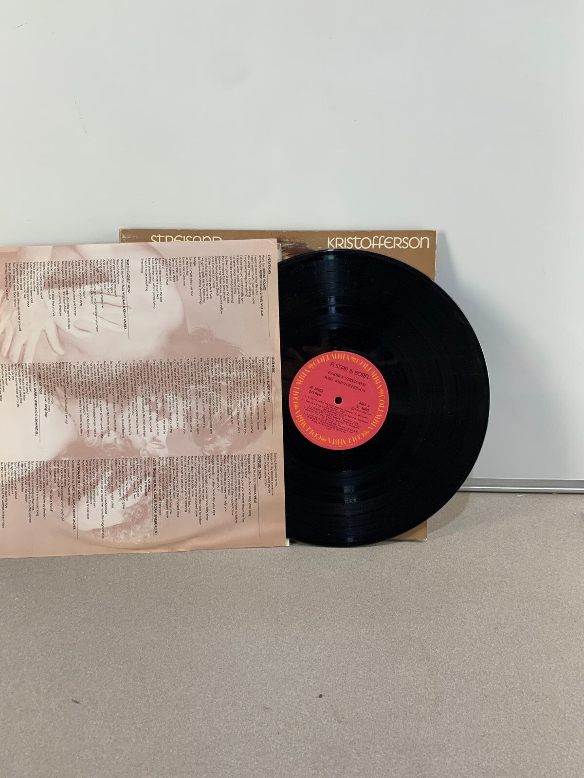 Barbra Streisand And Kris Kristofferson - A Star Is Born - (LP, Vinyl) 1976