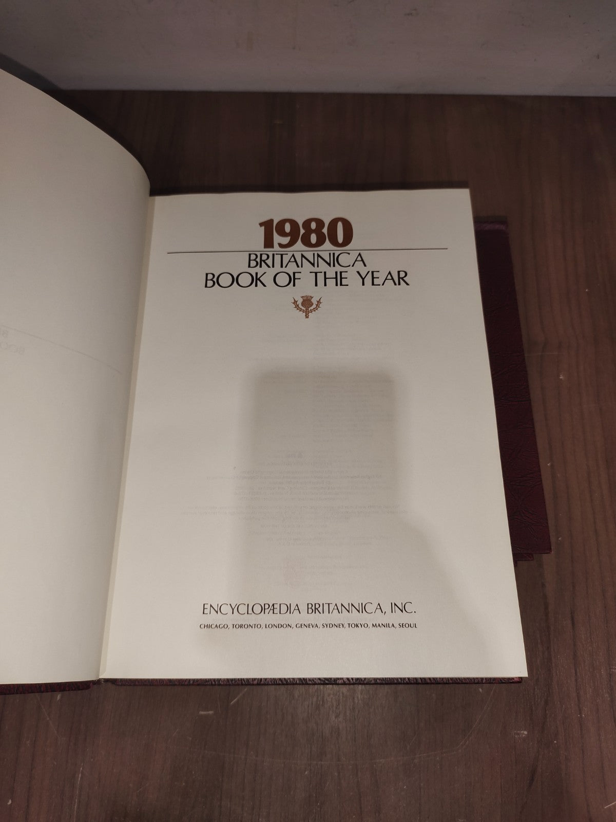Encyclopedia Britannica Book Year - Set of 3 (1978-1979-1980)