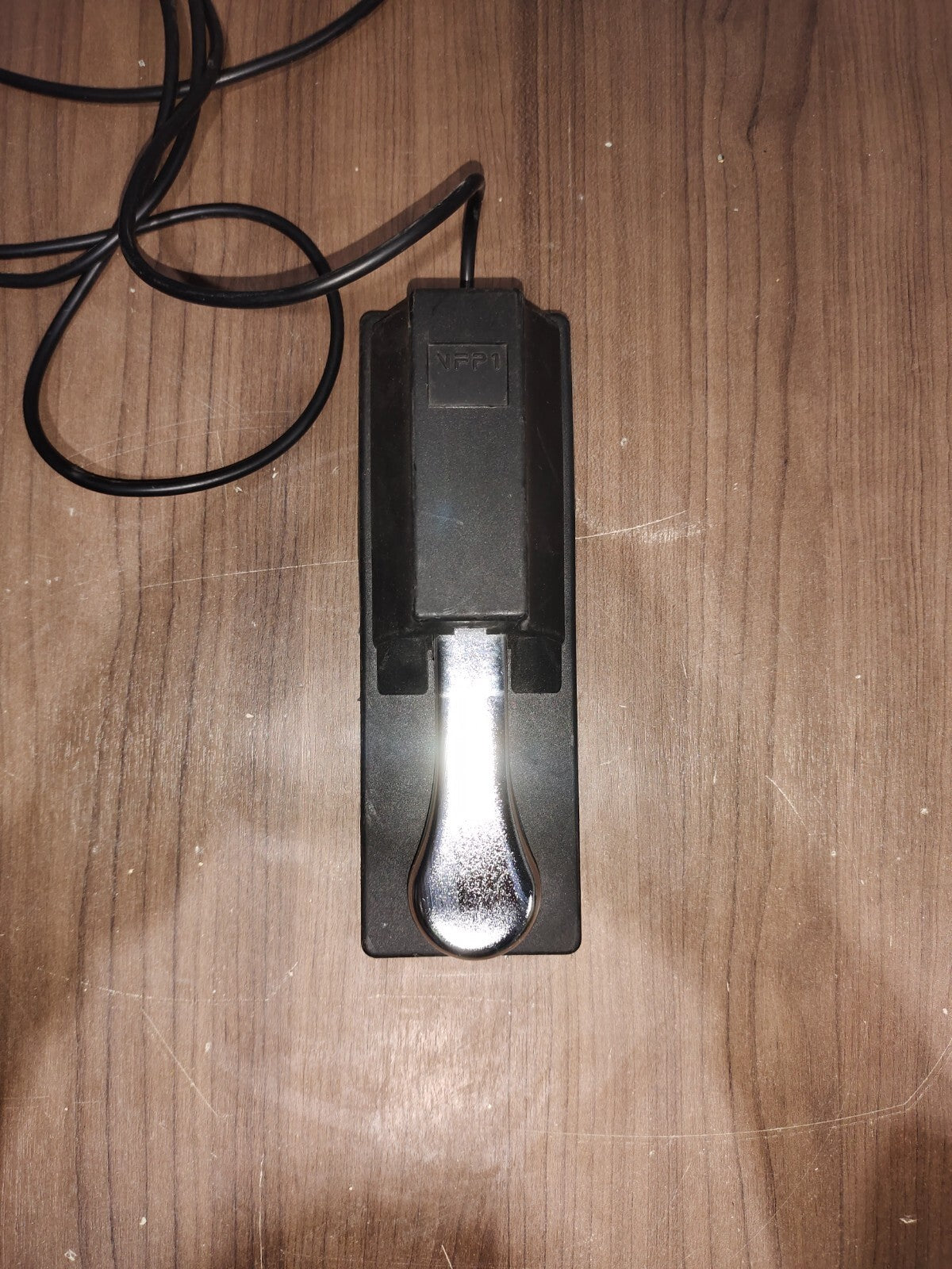 VFP-1-25 Single Piano-Style Sustain Pedal With Polarity Switch Made in Italy