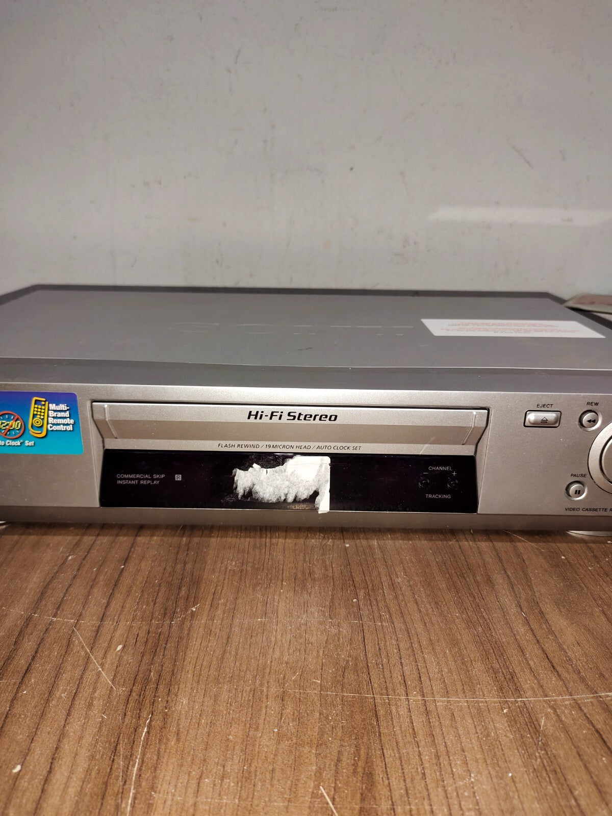 Sony SLV-N77 Video Cassette Recorder VHS Player Tested Works - No Remote