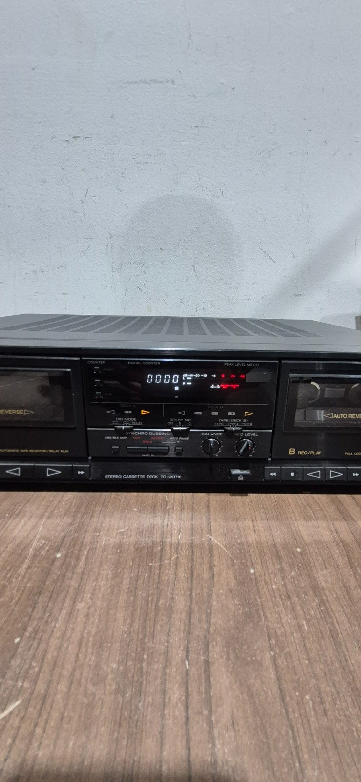 Sony TC-WR710 Full Logic Dual Stereo Cassette Deck HX Pro Japan Made