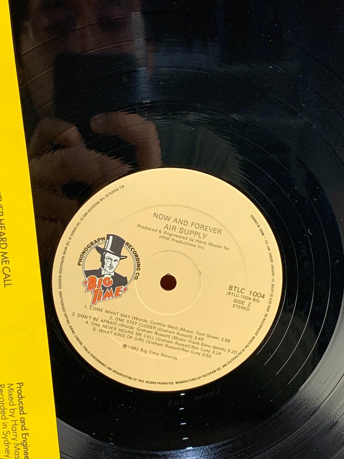 Air Supply - Now And Forever - 1982 Vinyl LP Record Album