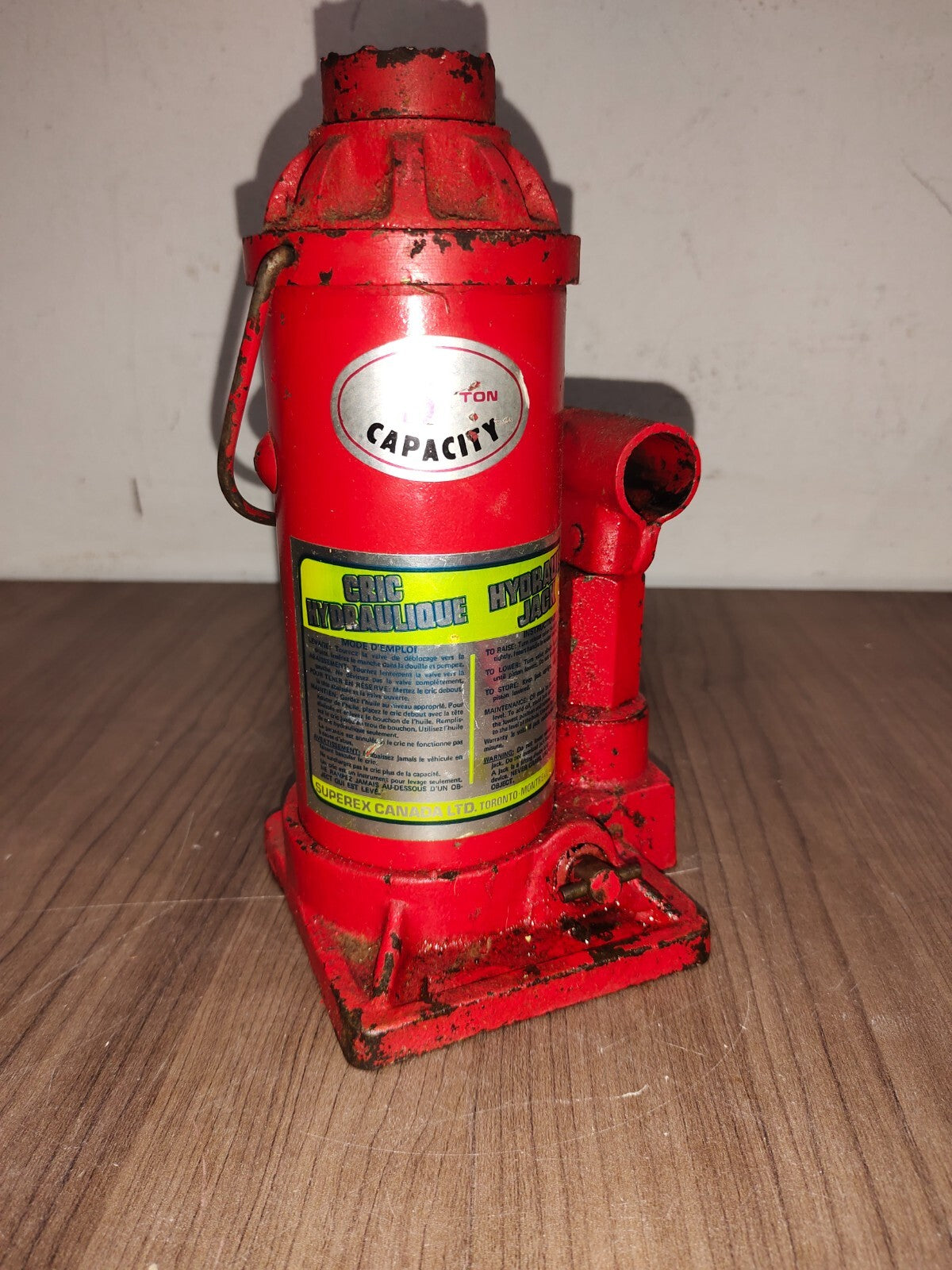 Vintage Hydraulic Jack 5 Ton Capacity