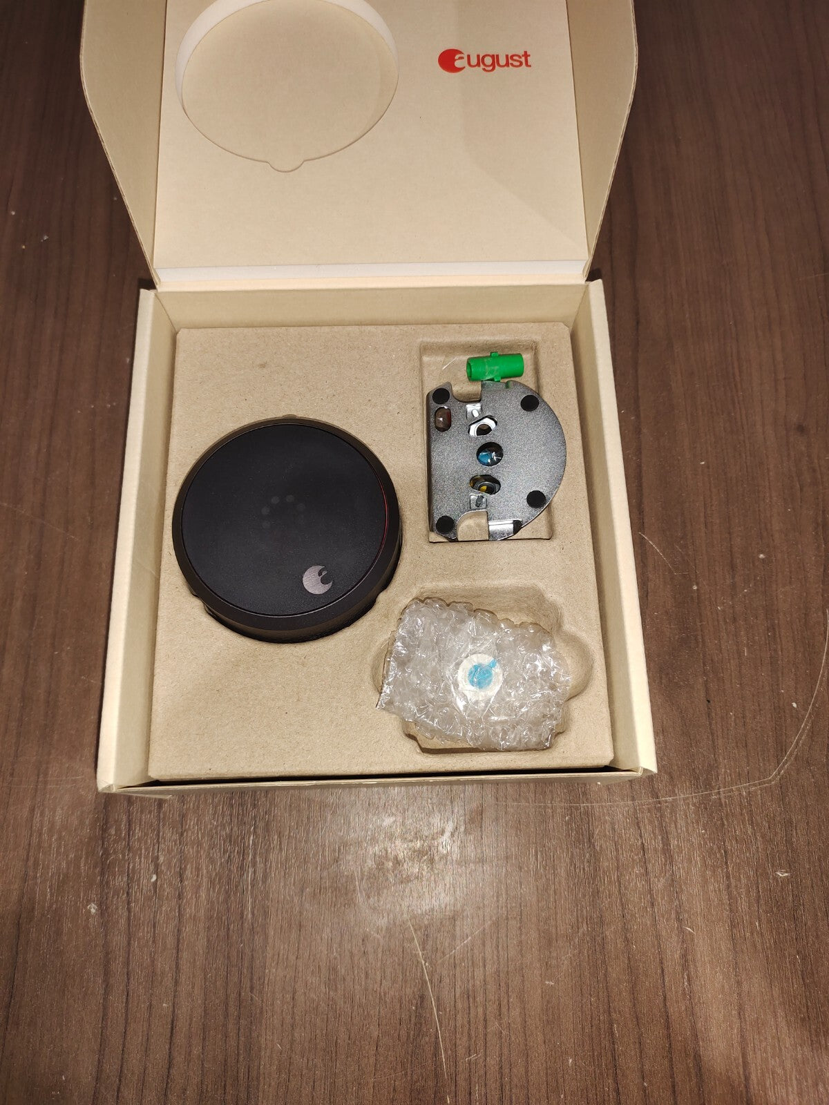 August Smart Lock Pro with Connect Wi-Fi Bridge Dark Gray ASL-03 AC-R1 For Parts