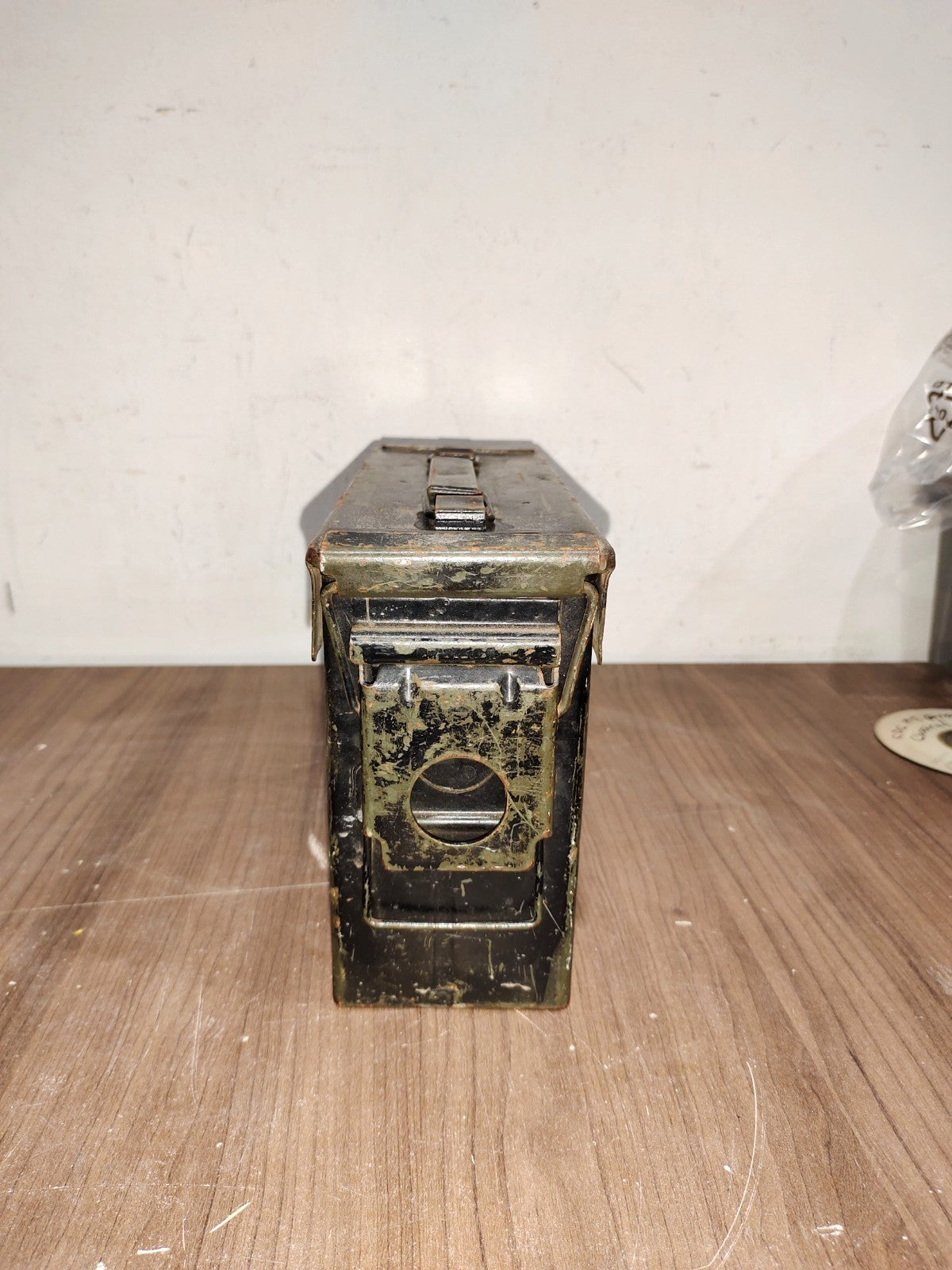 ARMY VINTAGE - AMMO BOX US MILITARY CARTRIDGES 7.62MM EMPTY METAL BOX