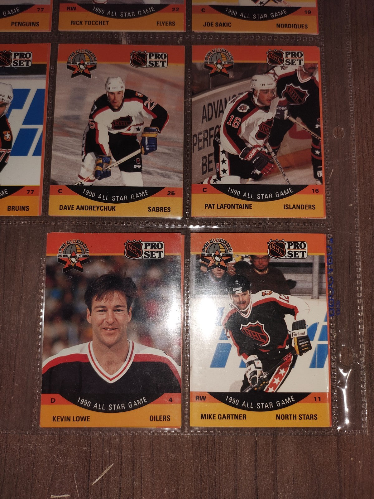 Rare Collectible NHL - Assorted Cards (Set - 5-55) PRO-SET - Set of 16 Cards