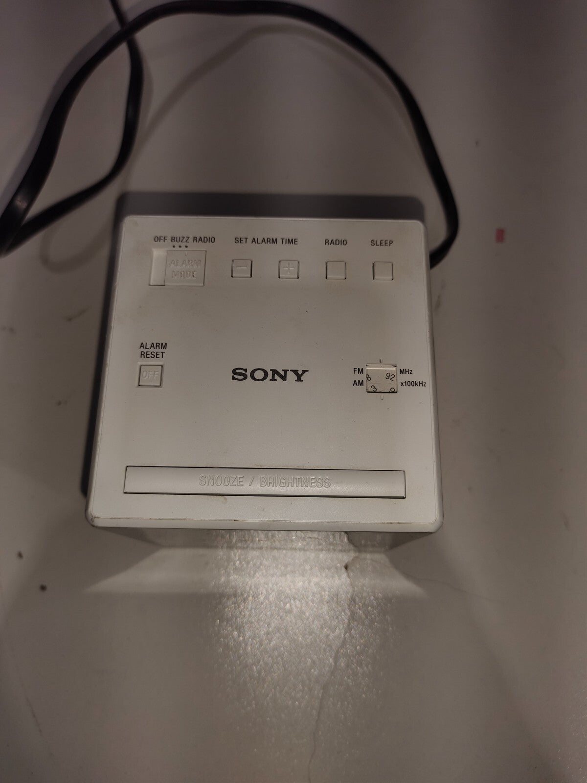 Sony ICF-C1 FM/AM Clock Radio White