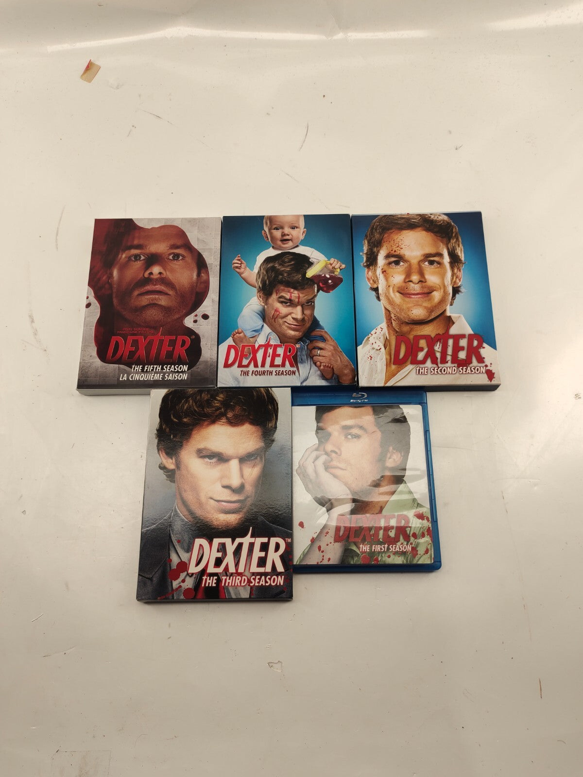 DEXTER Complete Seasons 1-5 DVD Set - TV Series (1 2 3 4 5)