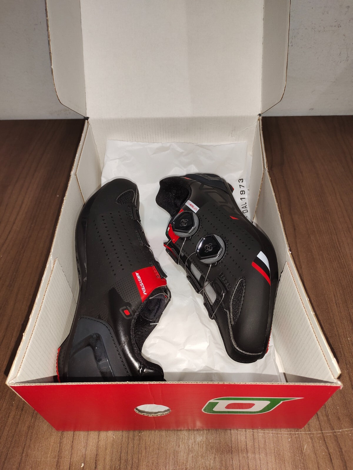 Crono CR-2-17 Nylon Cycling Shoes - Nero Black - Size - 38 (EUR)