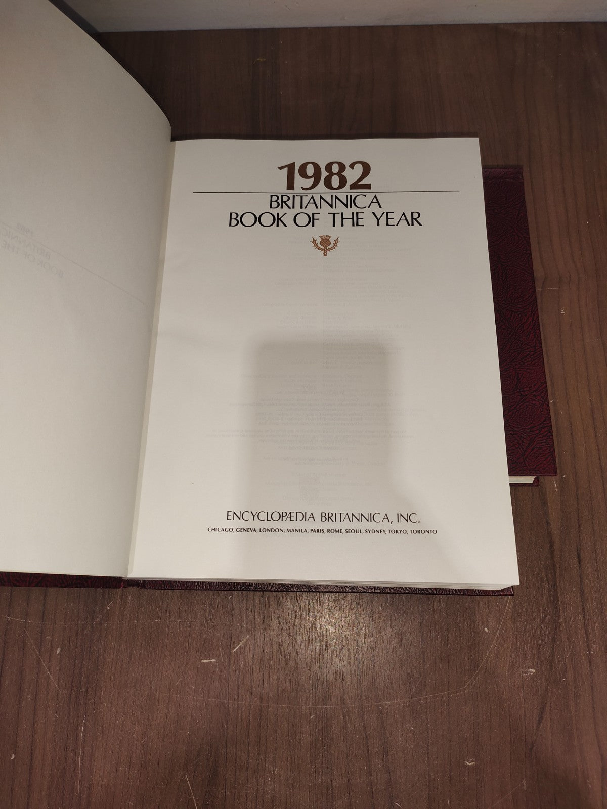 Encyclopedia Britannica Book Year - Set of 3 (1981-1982-1983)