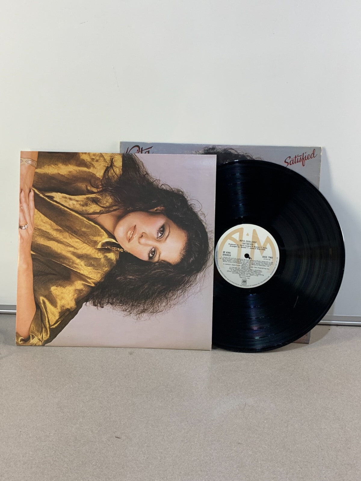 RITA COOLIDGE - Satisfied - 1979 Vinyl LP Record Pop Rock Country RARE!
