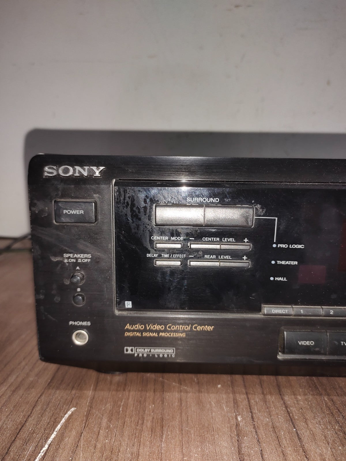 Sony STR-DE405 Receiver HiFi Stereo Audio 5 Channel Phono AVR Radio - For Parts
