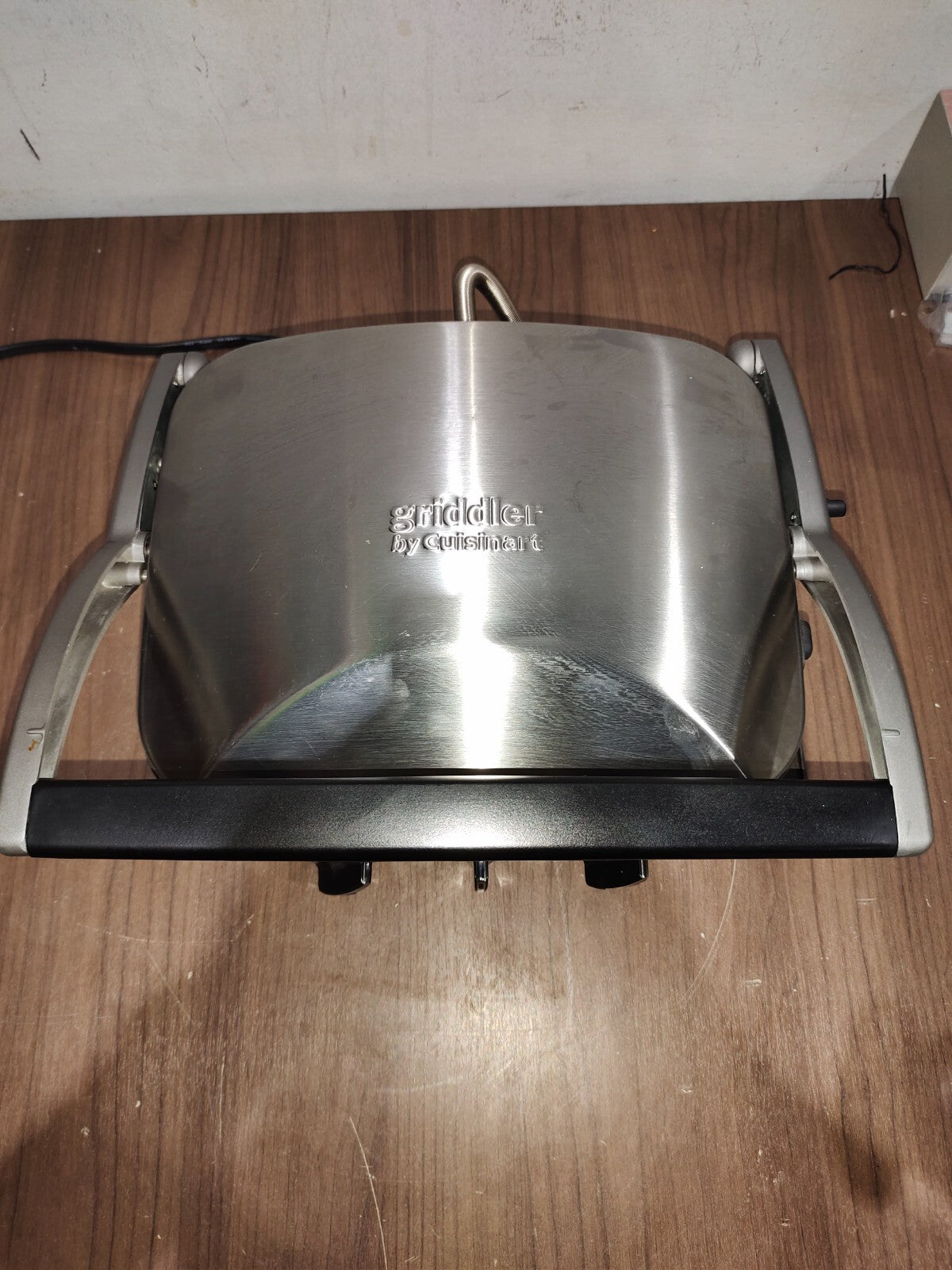 Cuisinart Stainless Steel 5-in-1 GRIDDLER Panini Sandwich Maker - Model - CGR-4C