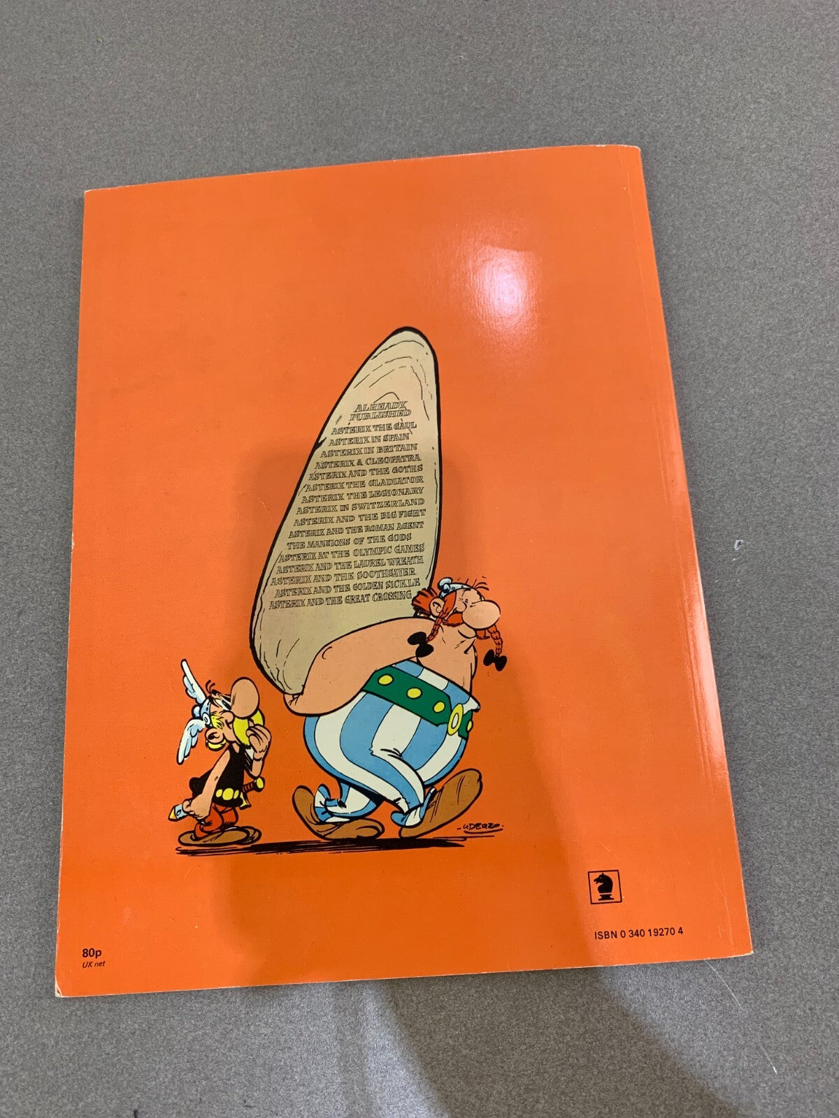 Asterix in Switzerland (1980, English) Paperbound / Softcover