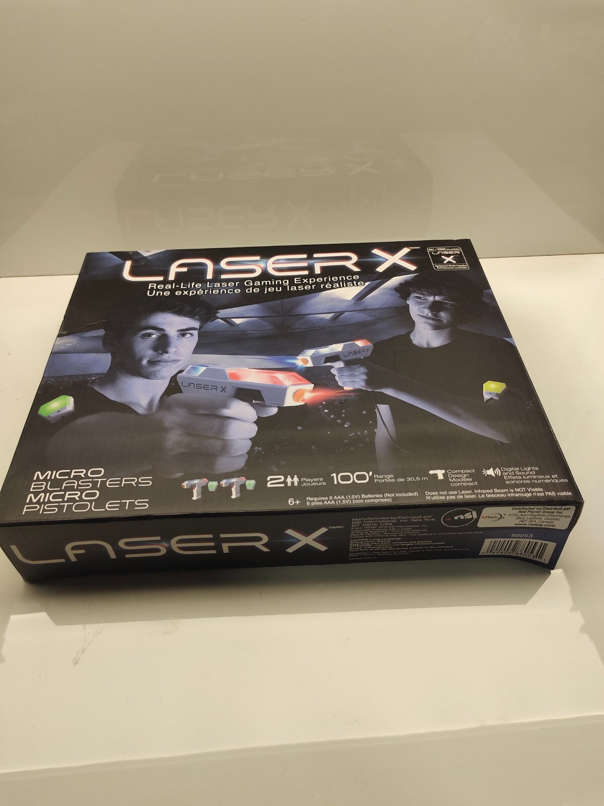 2 Guns Laser X Micro B2 Blasters Wireless Gaming 2 Players Laser Tag Set Toy
