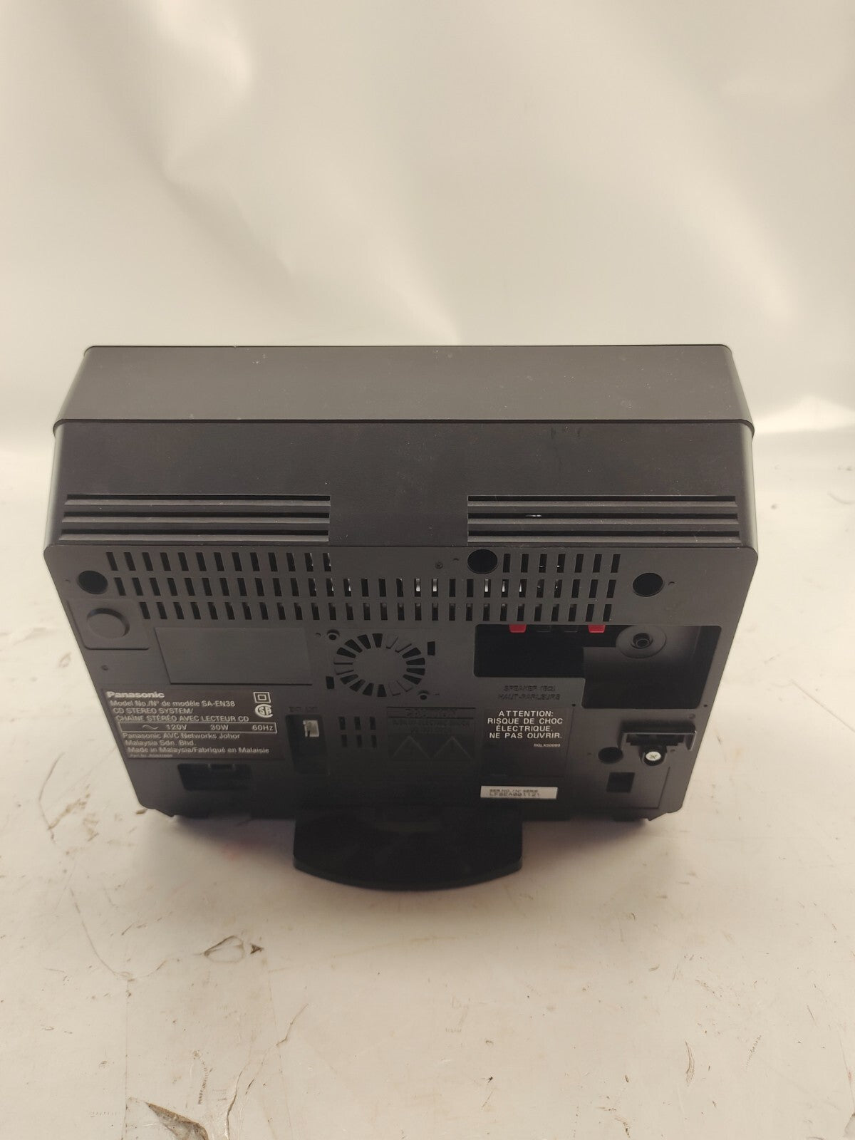 Panasonic SA-EN38 CD Player Desktop Micro System - Black
