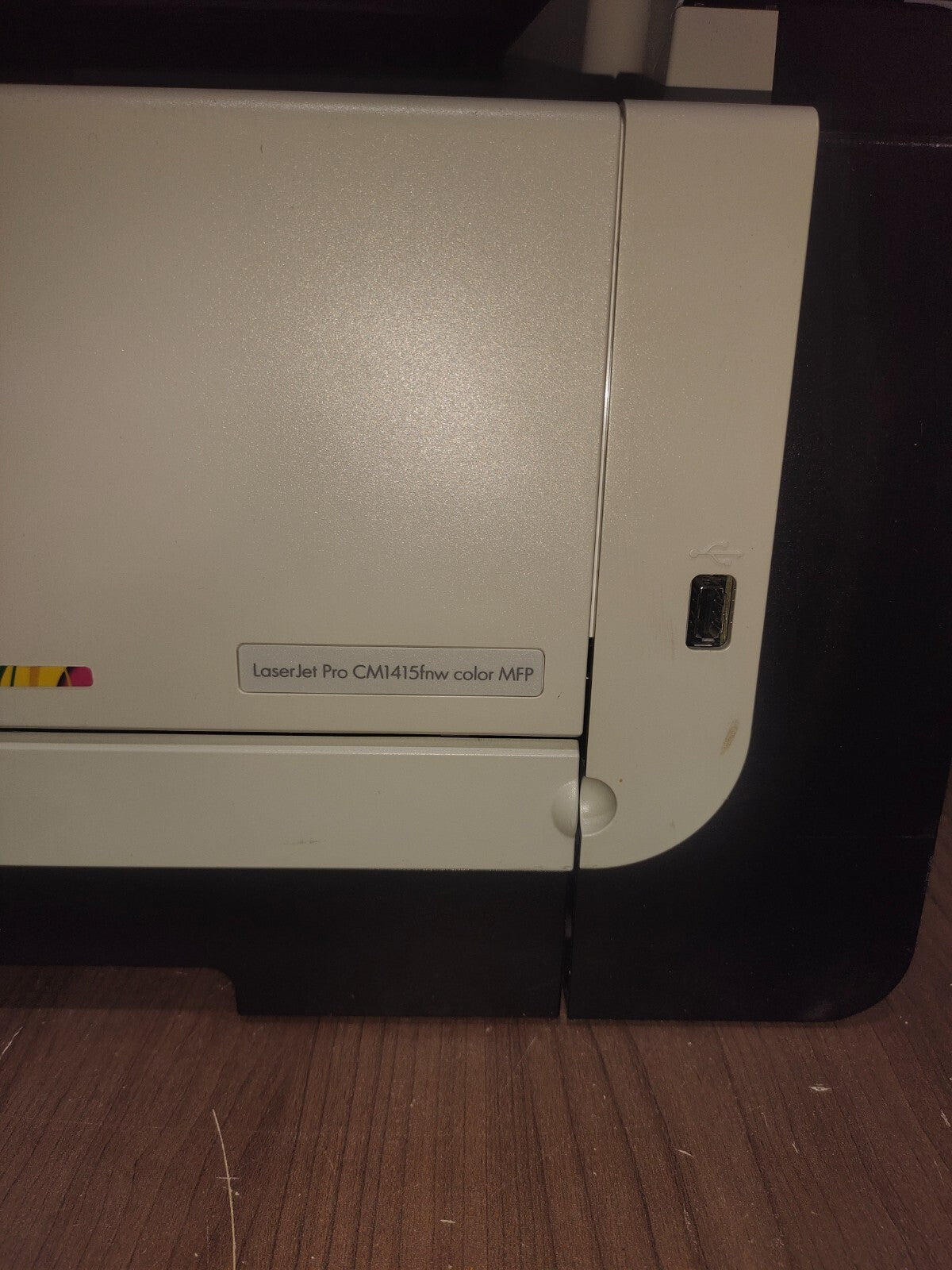 HP Laserjet PRO CM1415FNW Color MFP Printer CE862A