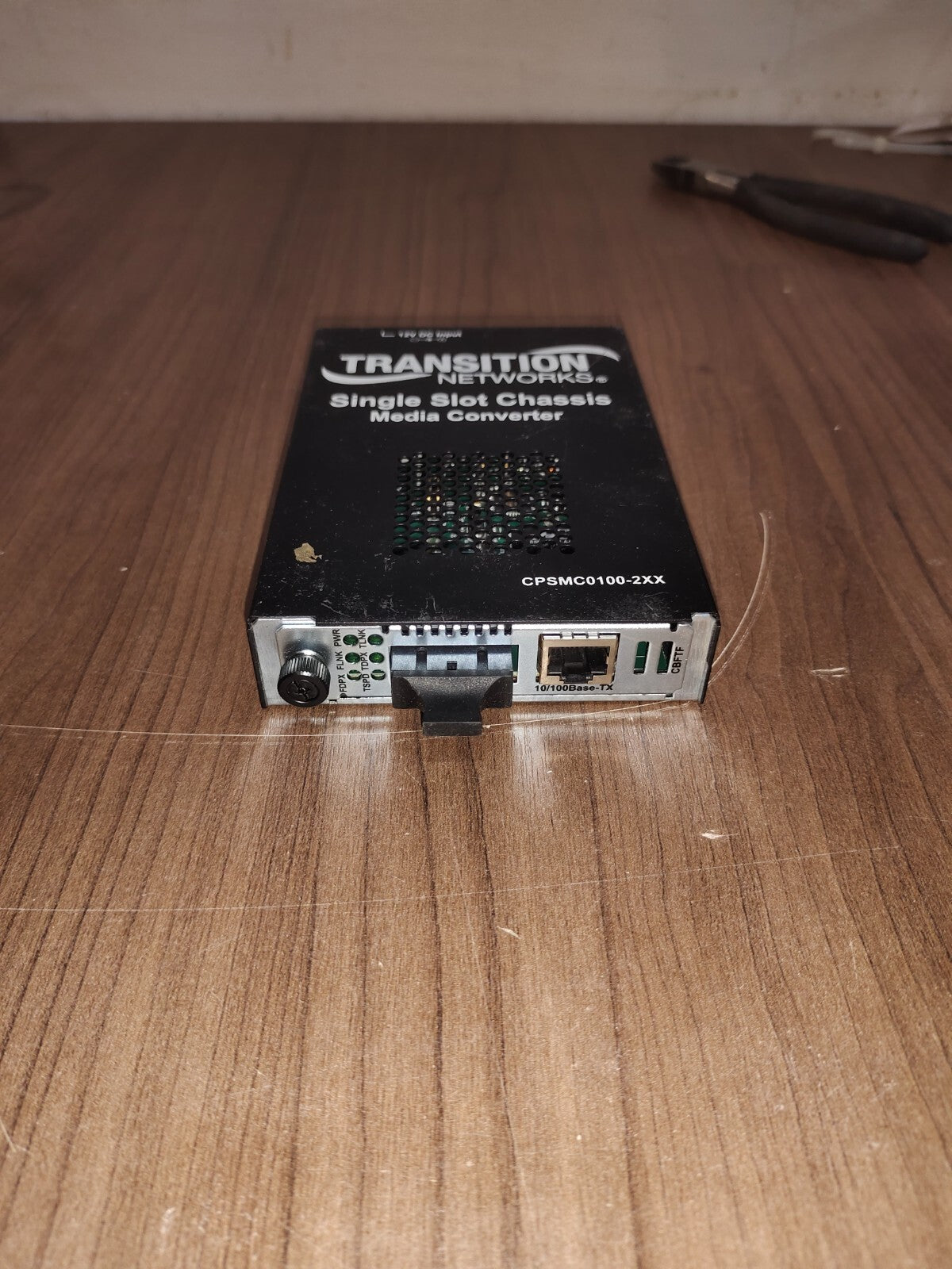 Transition Networks CPSMC0100-2XX Single Slot Chassis Media Converter
