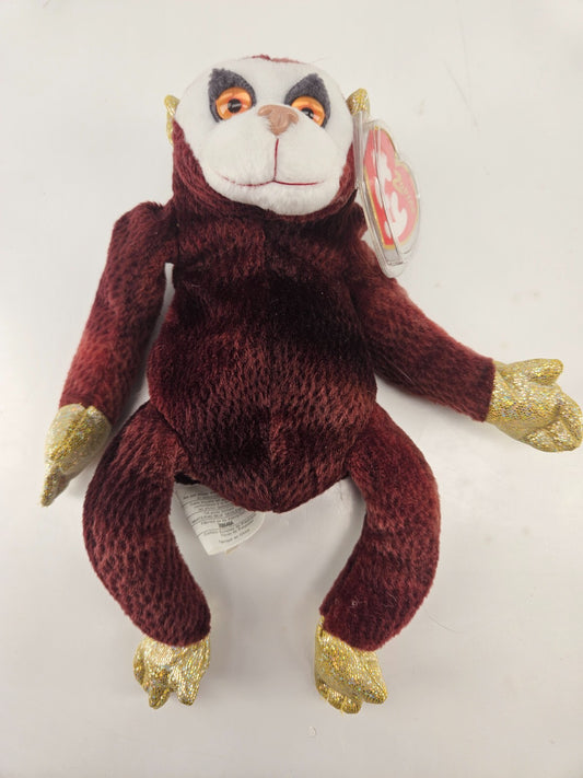 2000 Rare & Retired Beanie Babies CHINESE ZODIAC Year Of The Monkey 8”