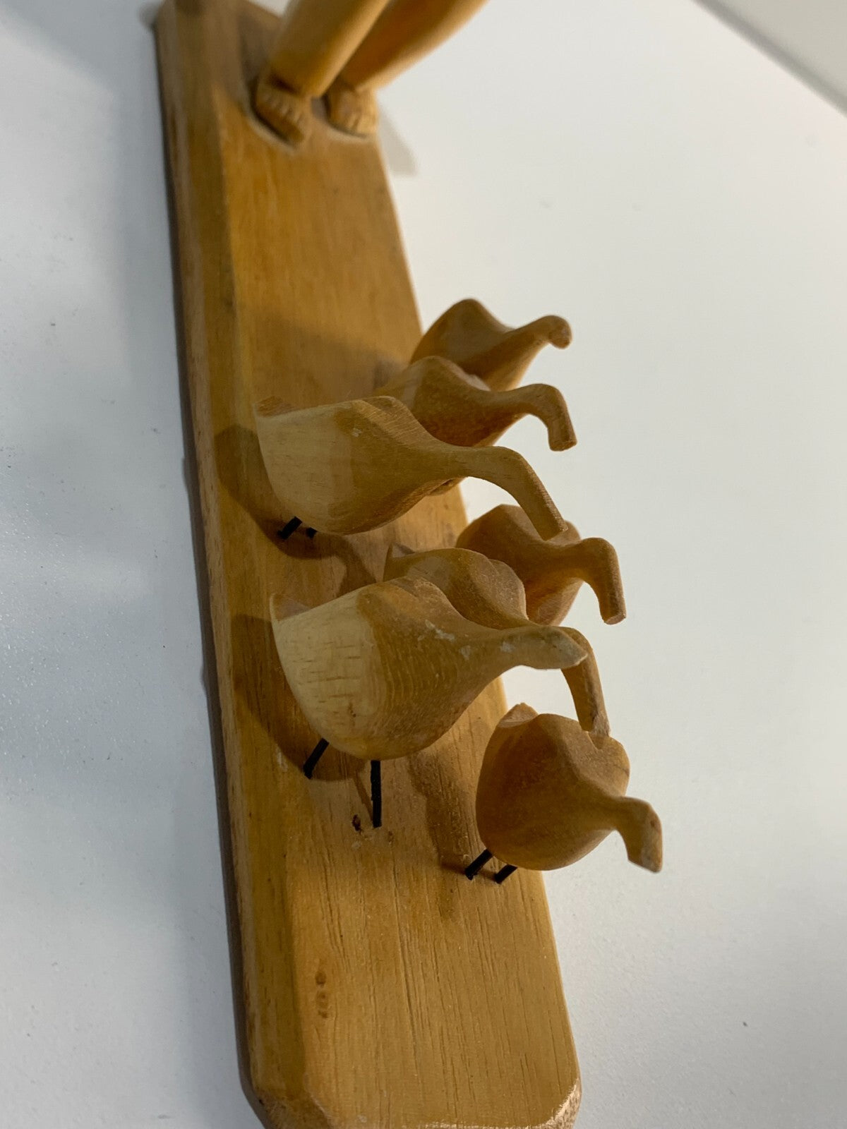 Hand carved Korean fisherman