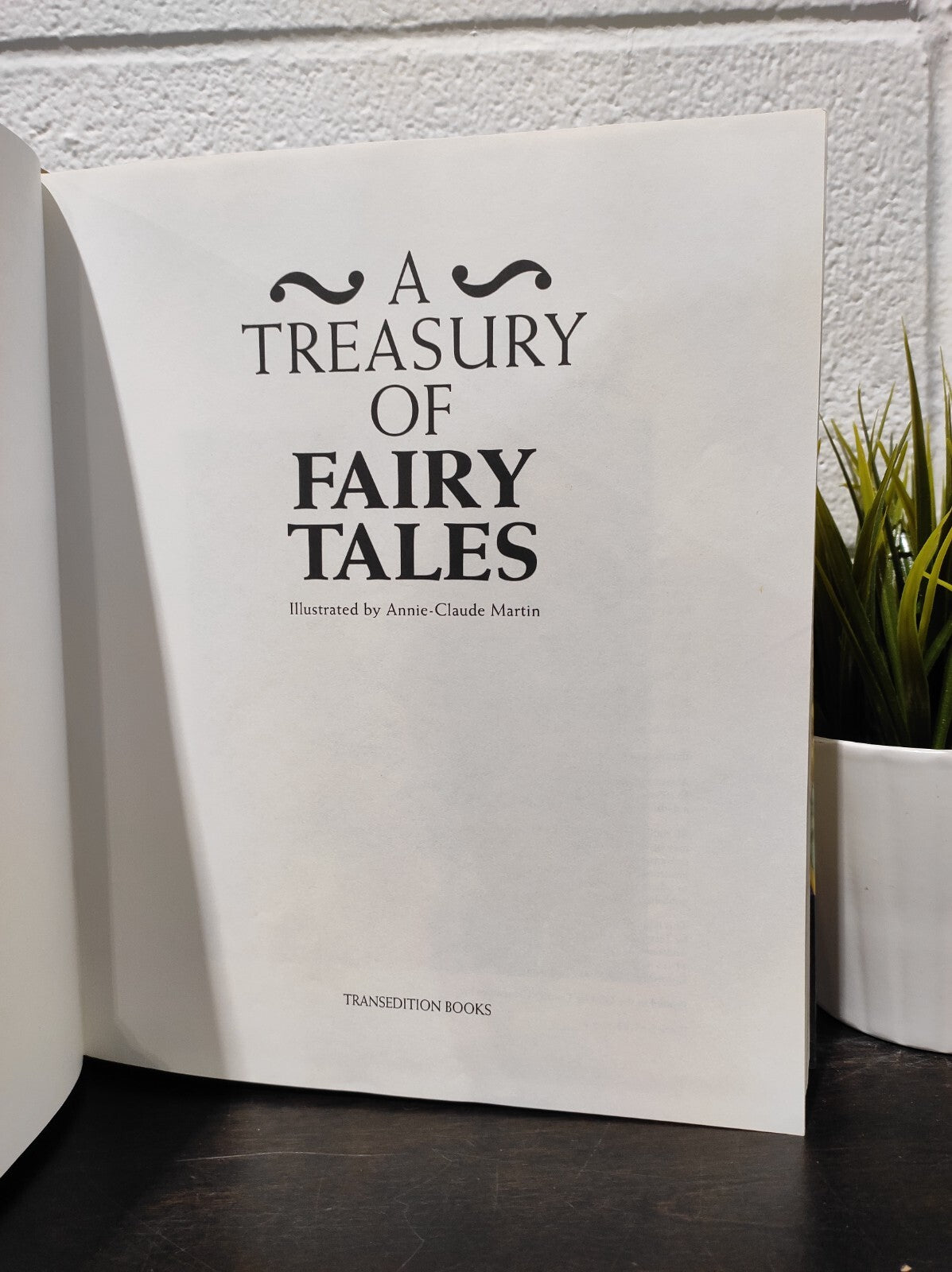 A Treasury Of Fairy Tales Hardcover Book, Illustrated Annie-Claude Martin