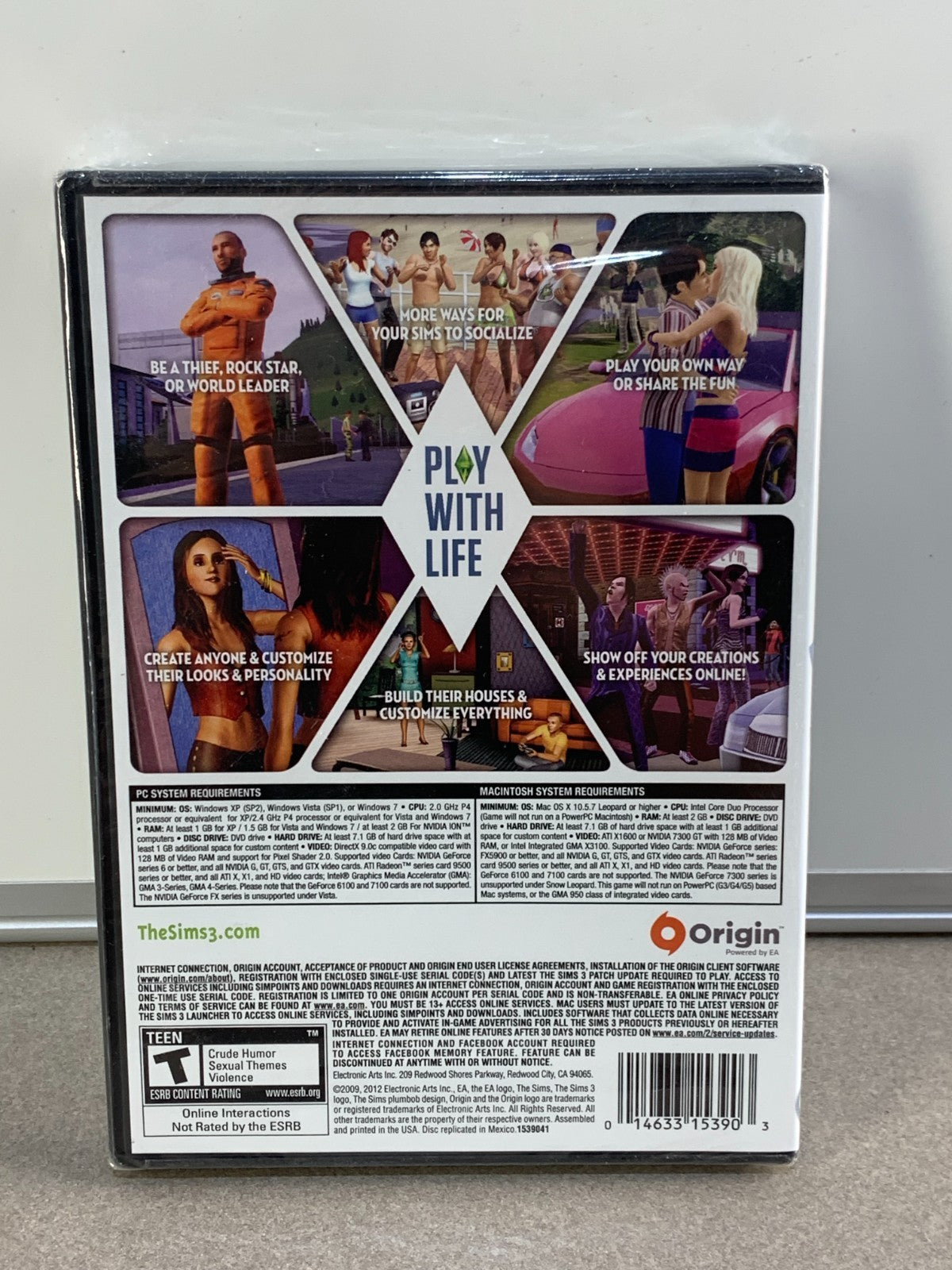 Sims 3 (Windows/Mac: Mac and Windows, 2009)