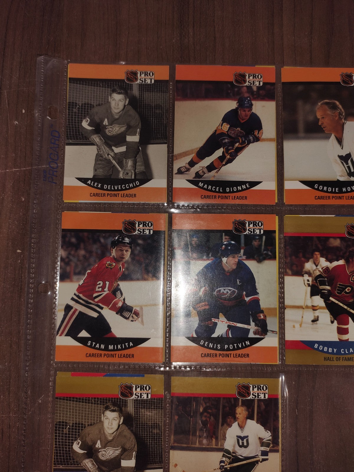 Rare Collectible NHL - Assorted Cards (Set - 1) PRO-SET - Set of 16 Cards