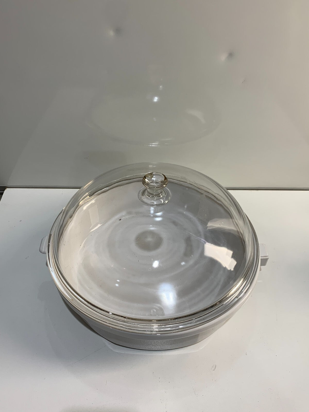 Princess House Nouveau Large Skillet & Lid, White