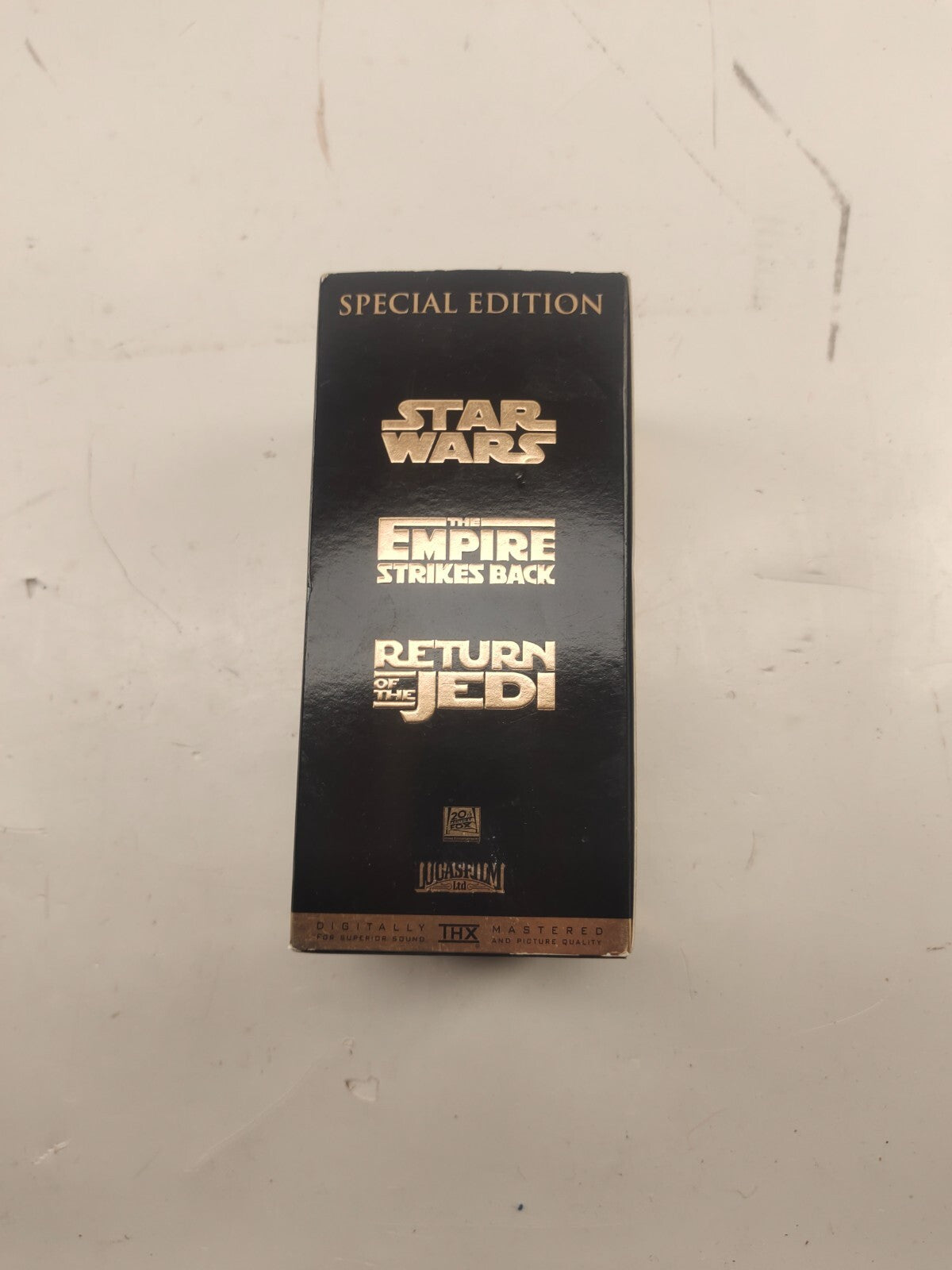 1997 Star Wars Trilogy Special Gold Edition VHS Digital Mastered THX