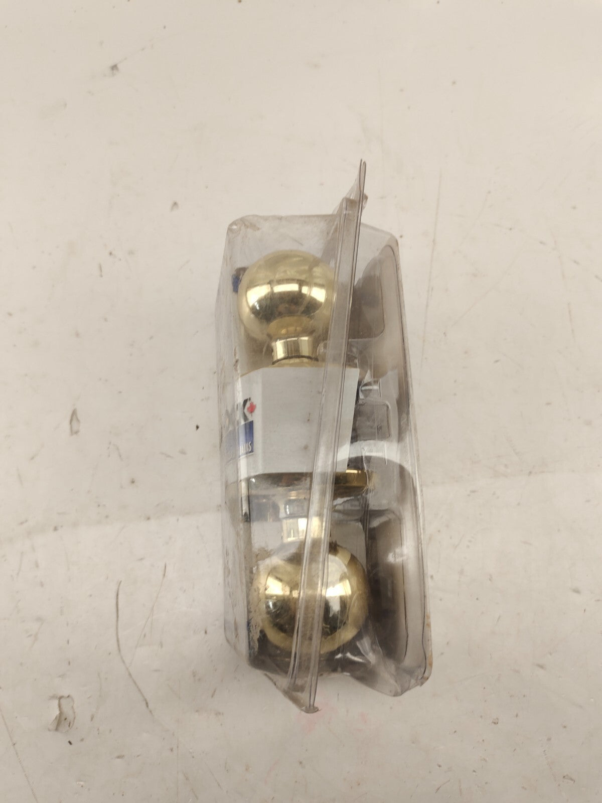 Weiser Lock Solid Antique Brass Handle Set Door Lock